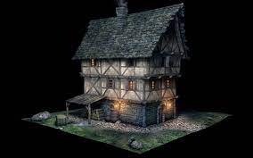 Finde einen ausweg aus diesem mittelalterlichen haus. Haus Mittelalter Fantasy Haus Mittelalter Fachwerk 3d Ring De