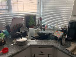 My dad, stepmom, and stepsister just went on vacation, leaving me with this  mess (I reuse all my bowls, plates, etc, so NONE of this mess is mine) :  rmildlyinfuriating