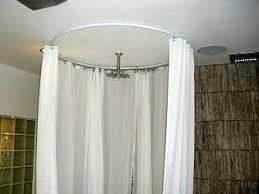 Circle Shower Curtain Rod White Shower Curtain Ceiling Bendable Abda Window Fashions Shower Curtain Track Curtains Round Shower Curtain Rod