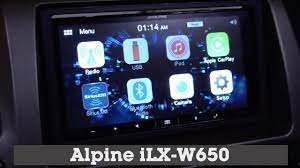 Alpine Ilx W650 Display And Controls Demo Crutchfield Video Youtube