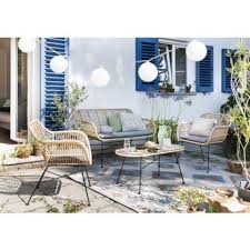 Schnelle lieferung große auswahl garantierte sicherheit. Das Vierteilige Lounge Set Tahiti Liegt Designtechnisch Voll Im Trend Die Angesagten Korb Mobel Weisen Mit Den Schwarzen Lounge Mobel Lounge Gartenmobel Sets