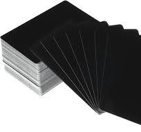 Laser Tag 300 Pack Metal Business Cards Blank 0.21mm Thick Blank Cards