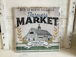 The 2021 farmers' almanac is now available for purchase! 2021 Farmers Market Calendar Lot Picclick