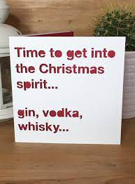 Newest funny jokes of the day. Christmas Card Drink Spirit Quote Alcohol Funny Christmas Xmas Card Card For Hi Christmas Card Sayings Christmas Quotes For Friends Christmas Quotes Funny