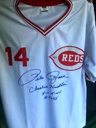 Pete rose hand print jersey this is a hand autographed jersey signed by pete rose. Facebook