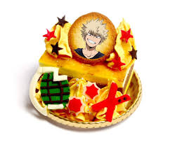 Birthday Cake For My Hero Katsuki Bakugo S Bakuha Orange Cake My Hero Academia Anime At J World Anime Cake My Hero Academia Kawaii Dessert