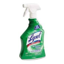 Lysol Multi Purpose Cleaner With Bleach 32 Oz Spray Bottles Case Of 12