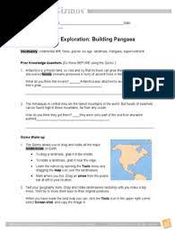 .(answer key) download student exploration: Building Pang A Ease Continent Global Natural Environment