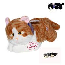 Pelus Kedi B Plush Pelus Oyuncak Kedi Sesli Miyavlar 24 Cm