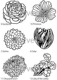 Flower Vector Designs 2 Svg In 2021 Flower Drawing Vector Design Flower Tattoo Designs