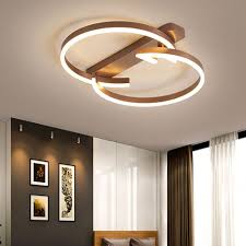 Modern Led Round Ring Ceiling Light With Remote Control Gold Dimmable Ceiling Lamp For Bedroom In 2020 Ceiling Lights Bathroom Ceiling Light Ceiling Lamp