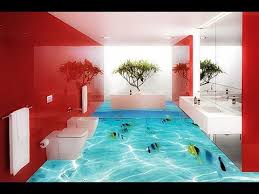 أرضيات حمامات 3d أرضيات سيراميك ثري دي روعة اجمل وارقى أرضيات ثلاثية الأبعاد Youtube Floor Design Bathroom Flooring Floor Murals