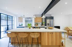 Wholesale kitchen cabinets & ready to assemble (rta) at nuform cabinetry we bring you a beautiful and classy range of ready to assemble kitchen cabinets. An Unusual Countertop Is At The Center Of This Bright Kitchen