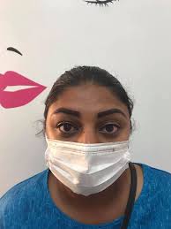 Permanent makeup for eyebrows Before & after