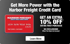 The harbor freight credit card is available to use in only a select number of stores at this time. Predator