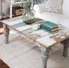 About this post i'm totally in love with how this table turned out!! Distressed Painted Coffee Table