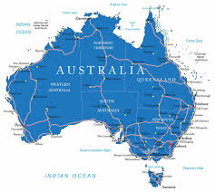 Australia Road Map Australia Map Australia Travel Printables