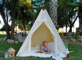 Xl Vintage Lace Teepee 8ft Kids Teepee Wedding Tent Large Tipi Play Tent Wigwam Or Playhouse With Canvas And Lace Cumple