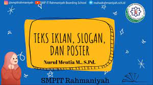 Pengayaan Teks Iklan Slogan Dan Poster Part 2 Kelas 8 Bahasa Indonesia Youtube