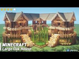 Large farm house tutorial l how to build (##33). Minecraft Circle Large Oak House Tutorial L How To Build 24 Youtube Minecraft Cottage Minecraft Mansion Minecraft House Tutorials