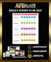 Result Togel Sydney 01 Agustus 2019 Afbtoto Sydney 10 Juli 24 Juni
