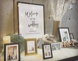 ２大デコレーション お花と写真で作る 可愛すぎる ウェルカムボード の作り方まとめ 結婚式 ウェルカムスペース シンプル ブライダル ウェルカム ボード ウェルカムスペース 写真