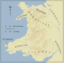 Showing all towns and cities also counties + populations, welsh universities, rugby clubs, football clubs, castles, railway stations, marinas, political. Tribal Map Of Wales Driver Internet Archaeol 48
