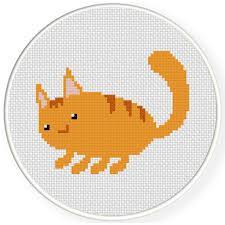 See more ideas about cross stitch, stitch, cross stitch patterns. Cute Simple Cat Cross Stitch Pattern Daily Cross Stitch