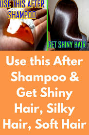 How does a hair conditioner work? Use This After Shampoo Get Shiny Hair Silky Hair Soft Hair Today I Am Sharing Very Effective And Natural Ho Silky Hair Frizzy Hair Remedies Dry Frizzy Hair