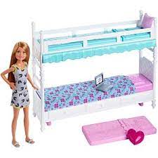 Related:barbie doll double bed barbie doll bed cheap barbie furniture barbie doll bedding set barbie doll bunk bed barbie doll furniture. Barbie Sisters Bunk Beds Stacie Doll Dgx45 Barbie