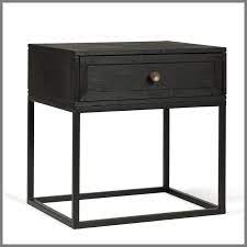 Feather & black gatsby mirrored silver 3 drawer bedside £525. Hotel Luxury Collection Caleb Black Bedside Table