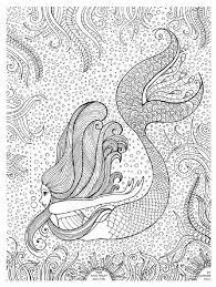 Mermaid Coloring Page For Adults Mermaid Coloring Book Mermaid Coloring Pages Mermaid Coloring