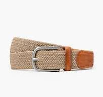 Braided Belt - Medium Brown