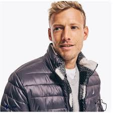 Nautica Men's Fleece-Lined Puffer Jacket