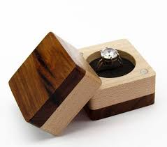 Engagement Ring Box Wedding Ring Box Unique Wood Ring Case Wooden Ring Box Wood Jewelry Box Wood Ring Box