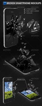 Broken Smartphone Mockups Photoshop Psd Iphone Iphone Mockup Available Here Https Graphicriver Net Item Broken Iphone Mockup Smartphone Mockup Design