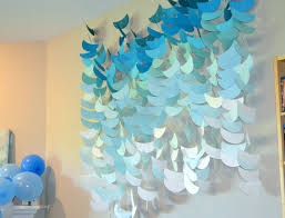 Decor365 under the sea theme blue party decorations circle garlands paper fan flower tissue pom poms decoration hanging decor for ocean coastal beach baby shower boy birthday wedding kids room 4.7 out of 5 stars 209 120 Beach Themed Baby Shower Ideas In 2021 Baby Shower Beach Baby Showers Sea Baby Shower