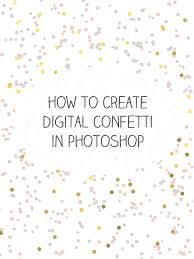 Create A Confetti Brush In Photoshop Elan Creative Co Photoshop Photoshop Tutorial Adobe Photoshop Tutorial