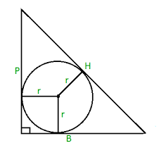 Being so simple, it is a great way to learn and talk about lengths and angles. Area Of Incircle Of A Right Angled Triangle Geeksforgeeks
