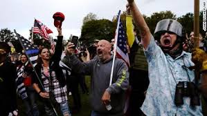 Dc police seeking church vandals after weekend clashes. Trump S Debate Callout Bolsters Far Right Proud Boys Cnnpolitics