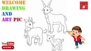 African animals names and sounds for kids to learn. How To Draw Mother Baby Animal Cute Family Animals Drawing Mother Baby Animals Drawing And Art Pic Youtube