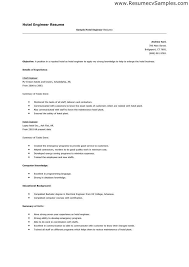 certified electrical engineer sample