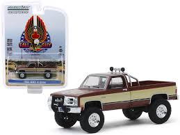 He is a hollywood stuntman who also works as a bounty hunter on the side. 1982 Gmc K 2500 Pickup Truck Brown Metallic W Gold Stripes Fall Guy Stuntman Assoc 1 64 Diecast Model Car By Greenlight Walmart Com Walmart Com