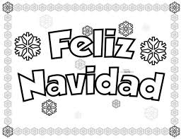 Letras De Feliz Navidad Para Colorear