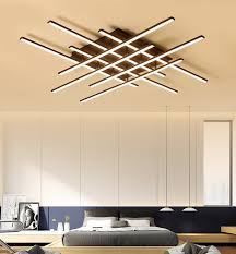 Crossed Lines Modern Ceiling Light Modern Place