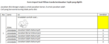 Panduan selengkapnya klik video berikut atau klik di sini! Import Soal Aplikasi Ujian Online Achmad Lutfi Blogs