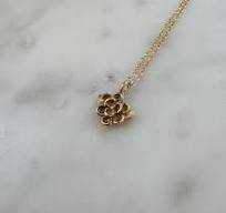 Small Magnolia Flower Necklace | MIMOSA Handcrafted