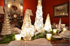 Check out these amazing christmas tree decoration ideas & tutorials. A Mercury Glass Christmas Tree Table Setting Between Naps On The Porch