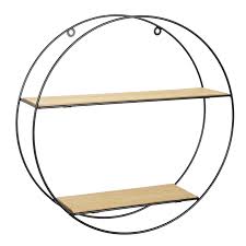 Fixées aux murs articulées autour d une cheminée ces étagères de rangement sont parfaites pour. Etagere Murale Ronde L Incroyable
