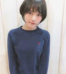前髪あり なし向け いつもと印象違う 流し前髪のつくり方 hair ショートのヘアスタイル ボブ ショートボブ